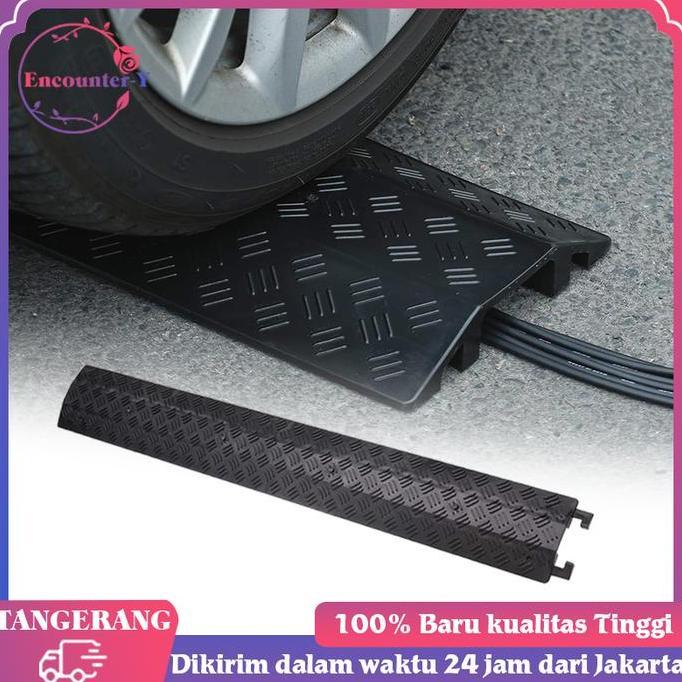 1 Meter Kabel Duct Lantai Hitam Penutup Kabel Lantai Floor Cable Duct