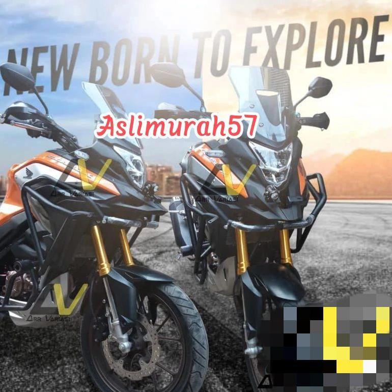 TUBULAR CB150X CRASBAR HONDA CB150X AKSESORIS BODY CB150X PELINDUNG BODY HONDA CB150X Diskon