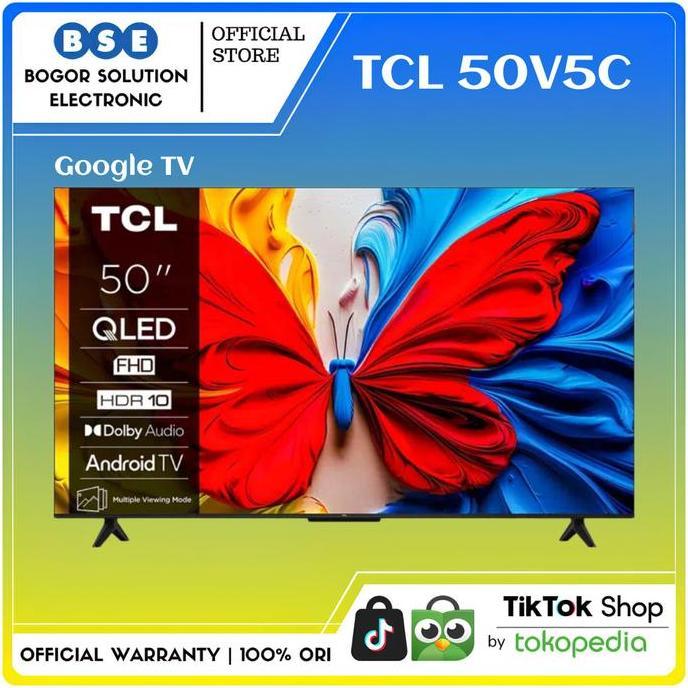 Tcl 50V5 Qled Tv Tcl 50V5C Hdr 10 Google Tv 50 Inch Dolby Audio Tcl 50V5C Dolby Audio