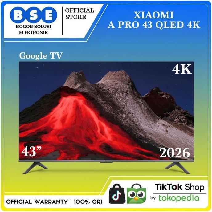 Tv Xiaomi A Pro 43 Qled 4K Google Tv Xiaomi 43 Inch Xiaomi 43 Google Tv 4K Uhd 2026