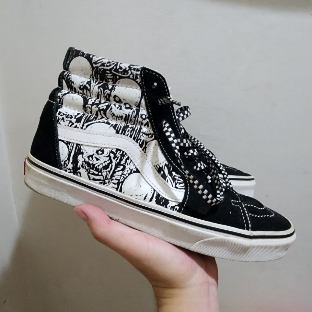 Vans Sk8Hi Forgotten Bones  size 42 used