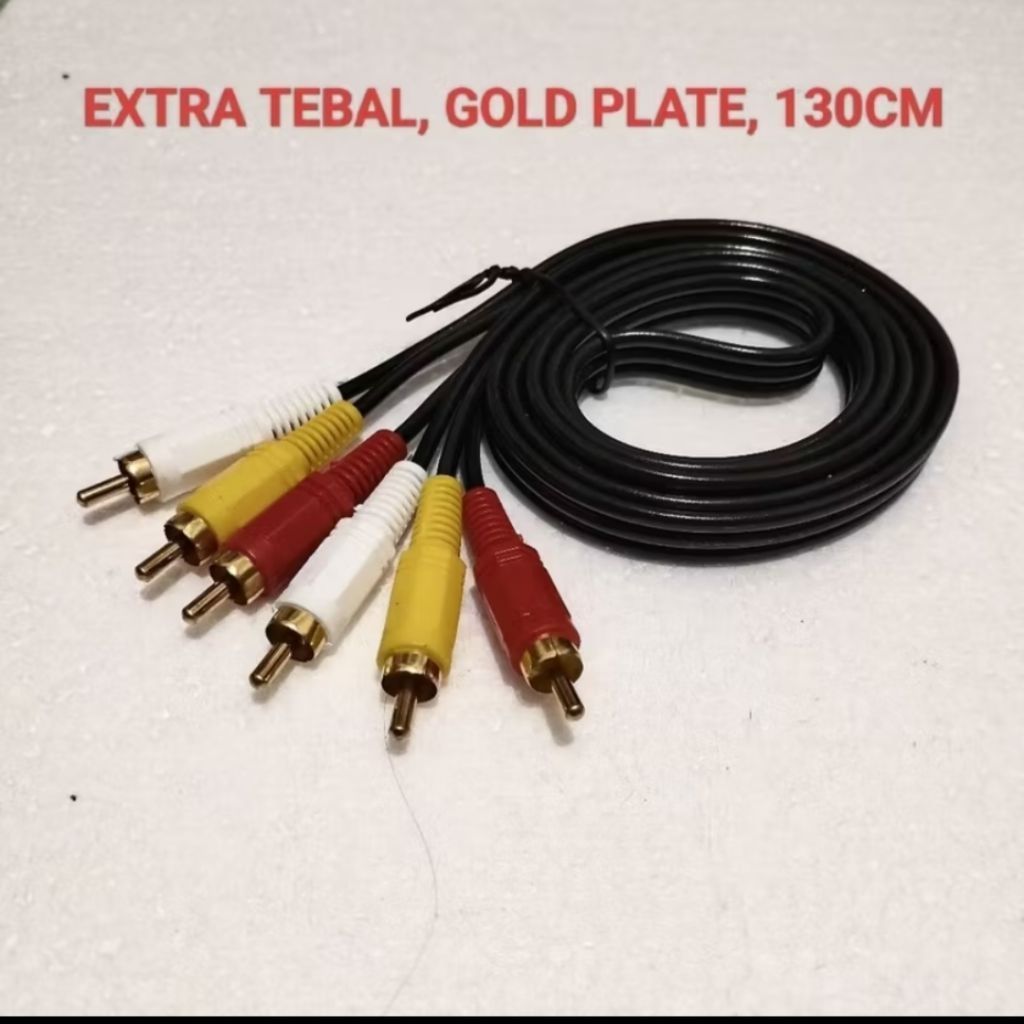 kabel RCA STB LION STAR TG X20 cable rca 3-3 set top box lion star tg x20