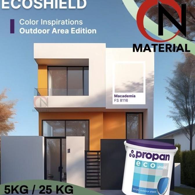 Cat Tembok Exterior Propan Eco Shield  5 Kg Putih / Warna