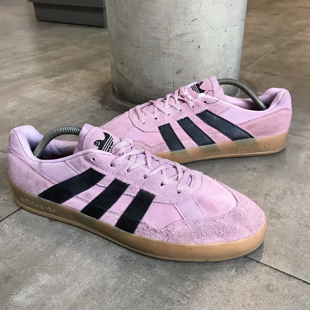 Adidas x mark Gonzalez x  Aloha Super One Black Eye Skate Shoes M Size 9.5 uk 44 2/3 eur  Pink Mark 