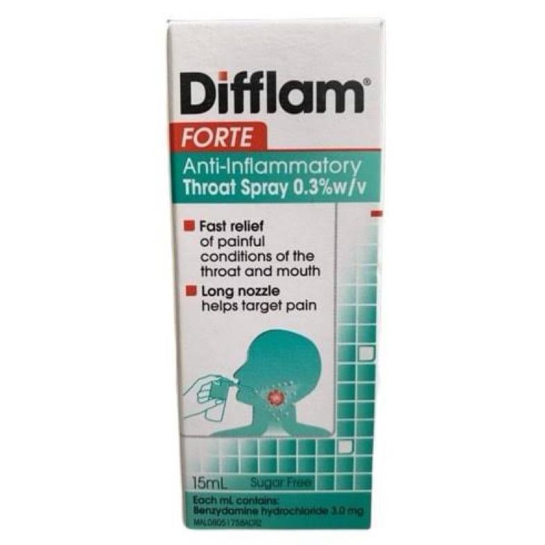 Difflam Forte Anti-Inflammatory Throat Spray Exp 2029 sikat