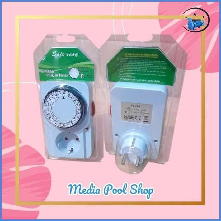 Timer Lampu Dan Pompa Kolam Renang On/Off Otomatis Murah
