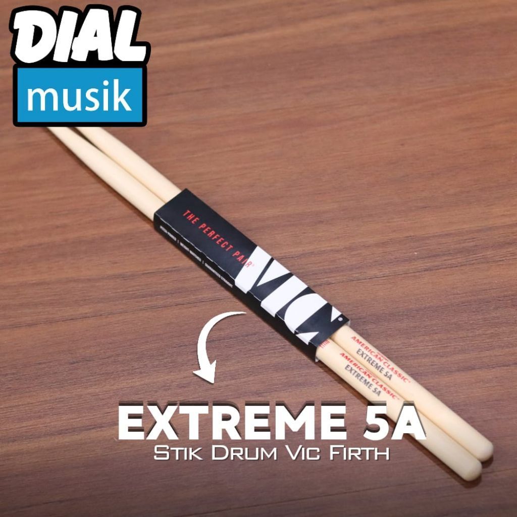 Stik Drum Vic Firth Extreme X5A Classic - Stik Drum Vic Firth Original