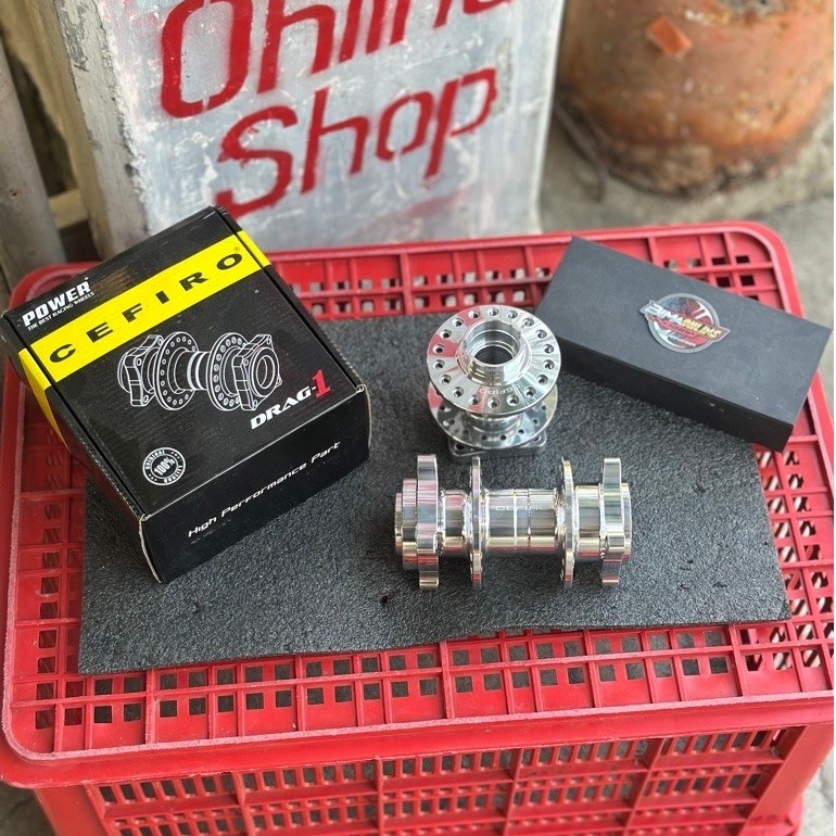 Tromol Cefiro Trocil Tromol Mini Set Depan Belakang Aluminium CNC Original Cefiro