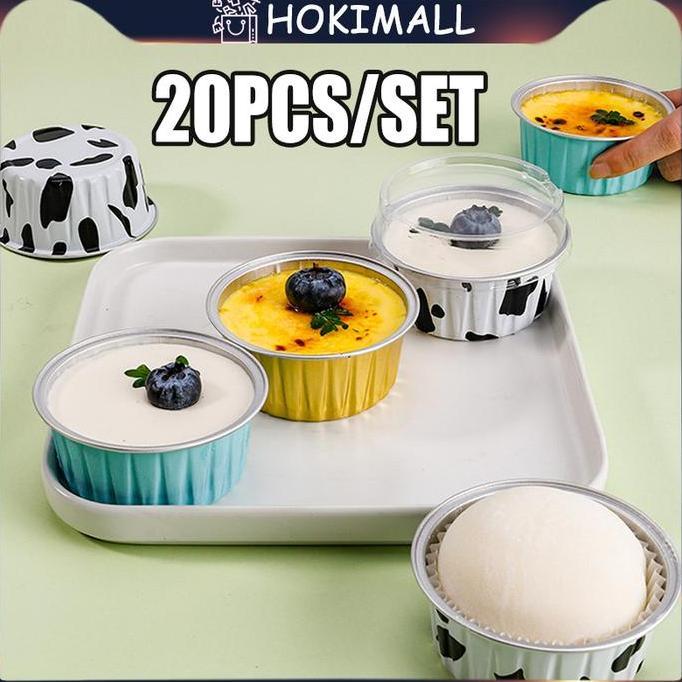 20PCS Premium Thick Cupcake Foil / Cooking Foil for Cupcake Muffin / Alumunium Foil Tebal Cupcake Mu