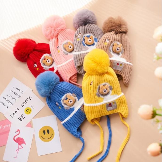 TOPI BAYI RAJUT / TOPI BAYI LUCU DAN HALUS