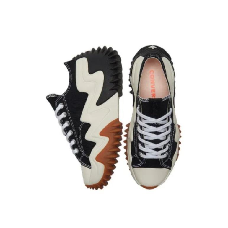 FAVORIT SEPATU CONVERSE RUN STAR MOTION OX PLATFORM BLACK WHITE 172895C BNIB 100% AUTHENTIC / CONVER