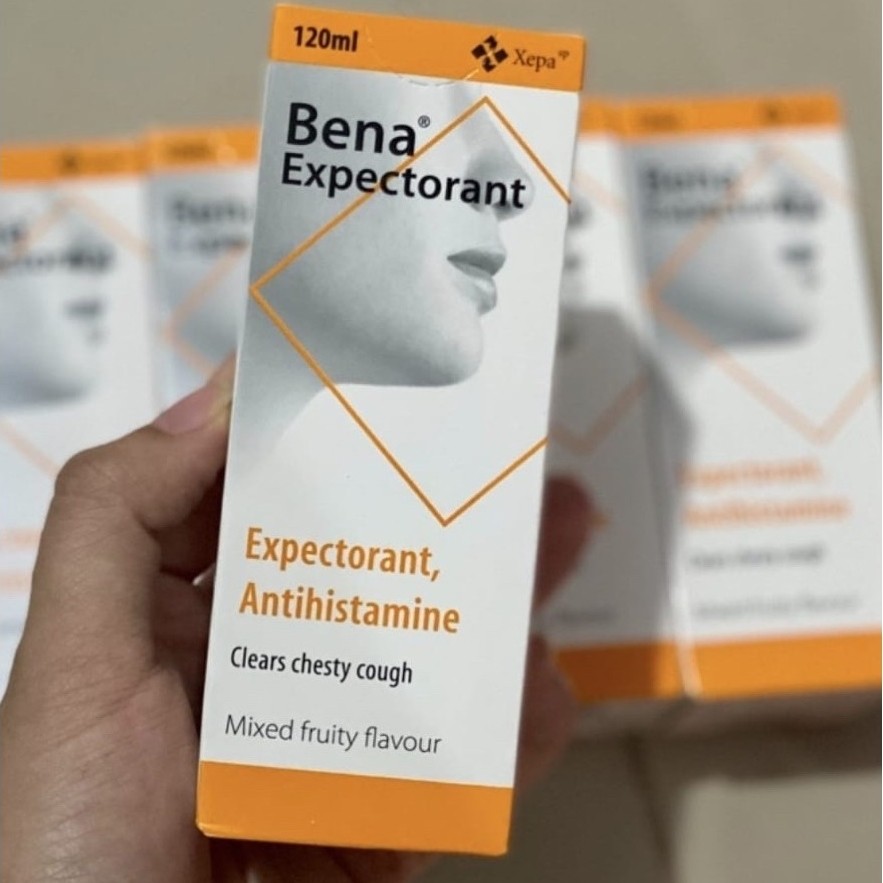 BENA EXPECTORANT SIRUP 120ML BATUK PILEK DEWASA ANAK ORIGINAL MALAYSIA
