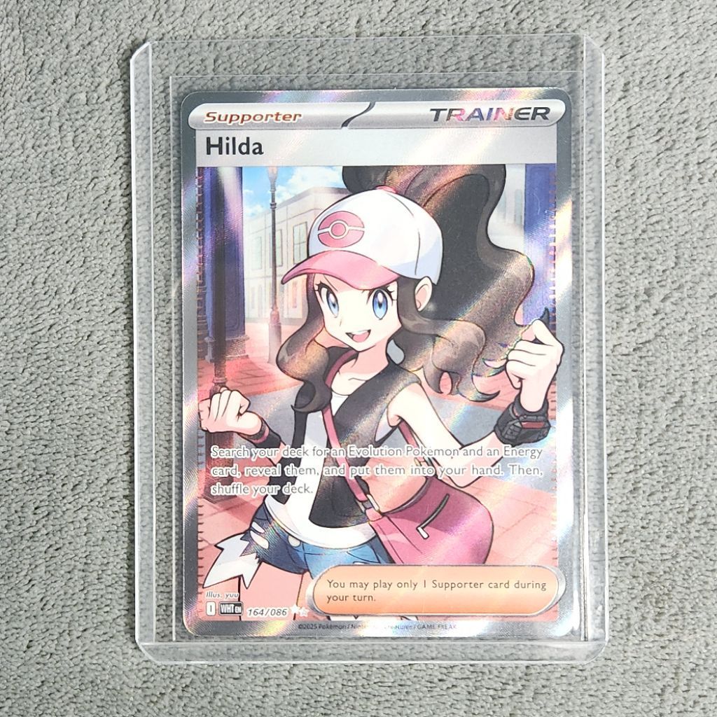 Hilda Pokemon Card EN [SR] - Original TCG WHT White Flare en Trainer Supporter Kartu English / Inggr