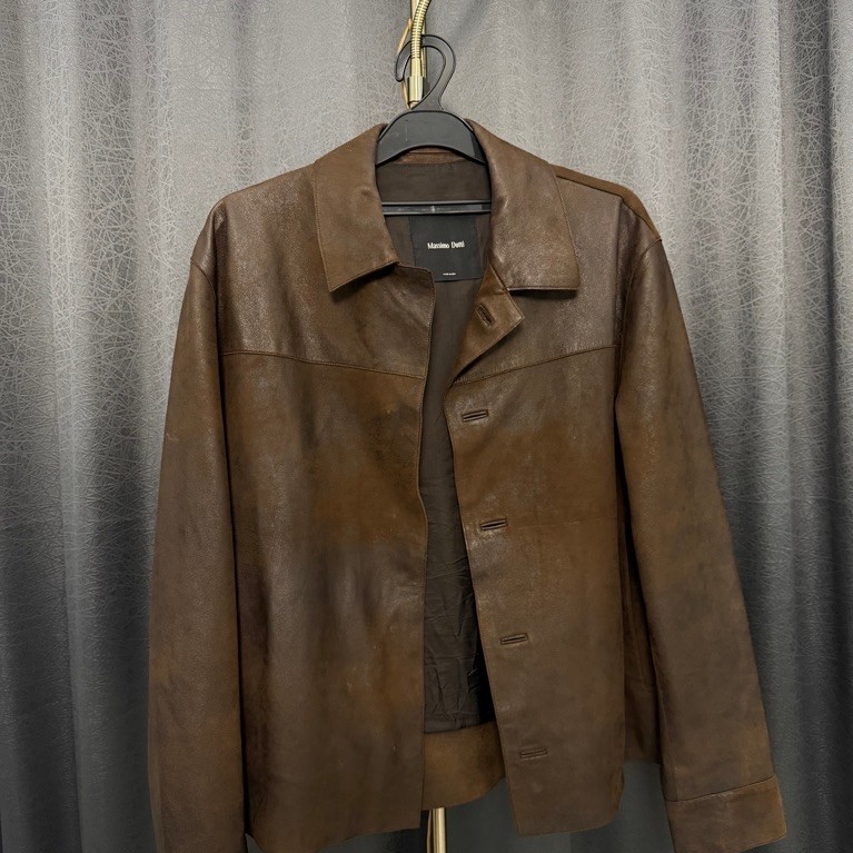 Massimo dutti leather Jacket