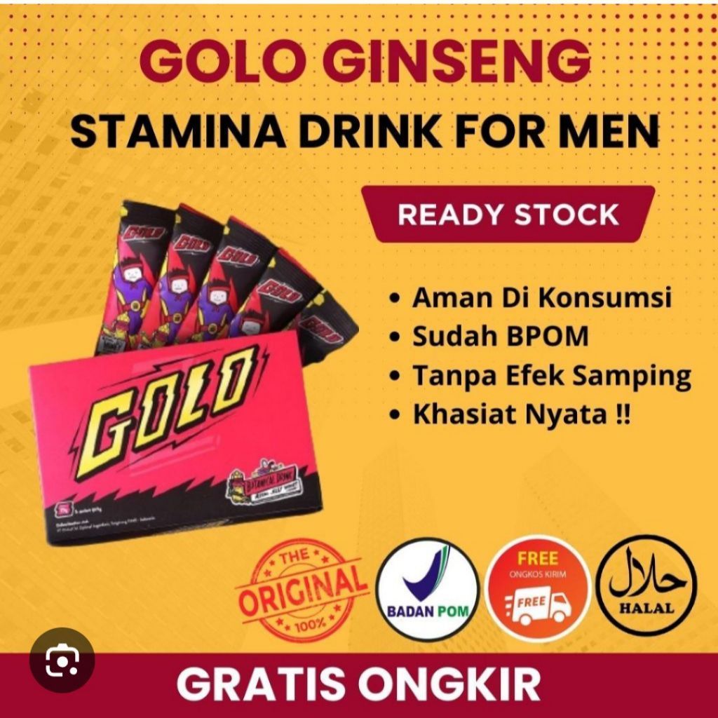 Herbal Drink Ginseng Golo 1 Box Rasa Madu