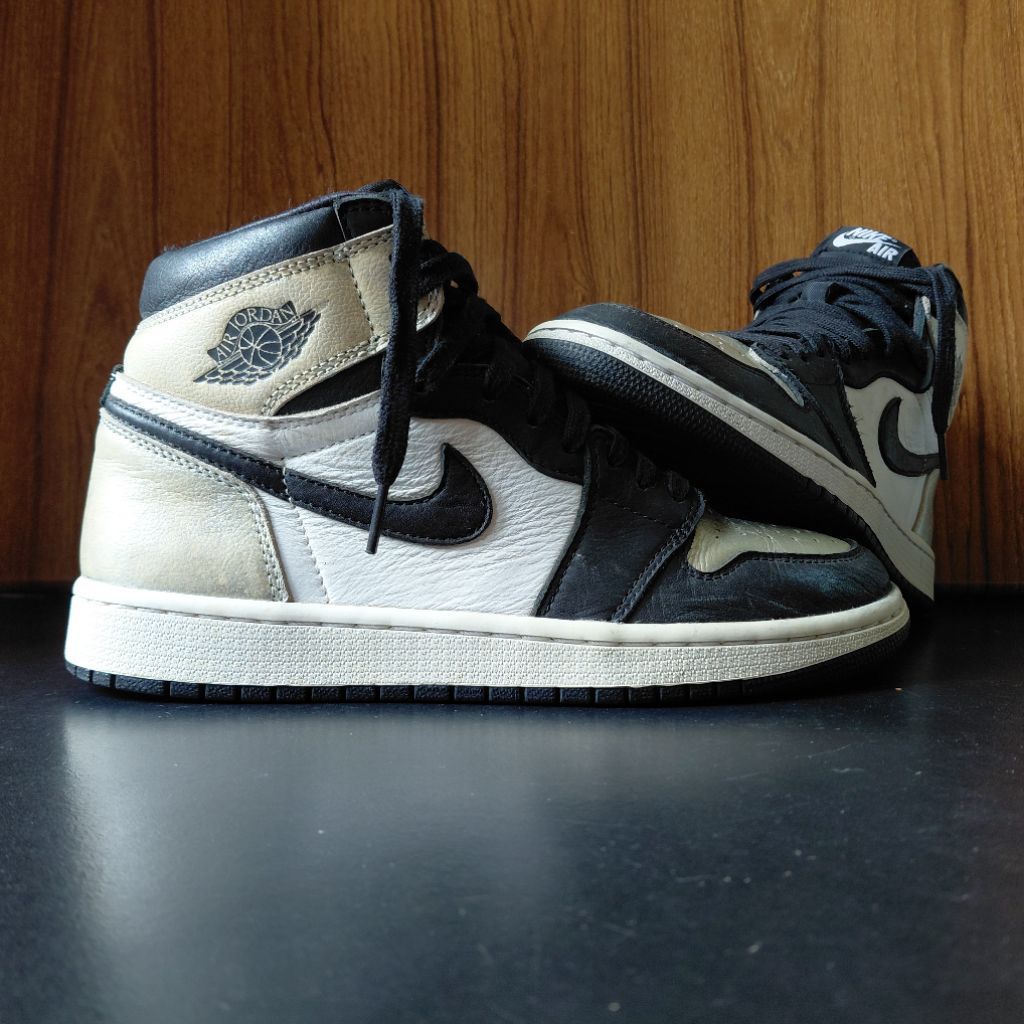 Size 41 | Sepatu Air Jordan 1 Retro High OG "Silver Toe" | Sport Sneakers, Basket | Second Original