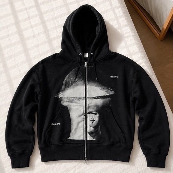 HSCO Oversized Boxy Hoodie Iluzio