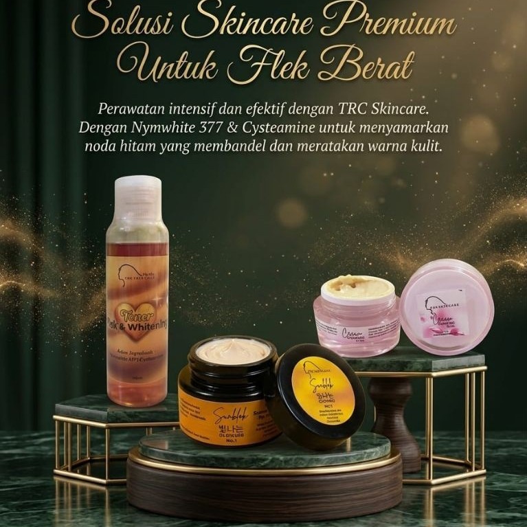 TRC skincare paket Dosting