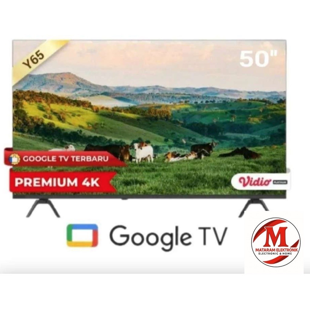 COOCAA 50 inch 50Y65 GOOGLE TV-Smart TV-4K UHD-Dolby Audio (Coocaa 50Y65)