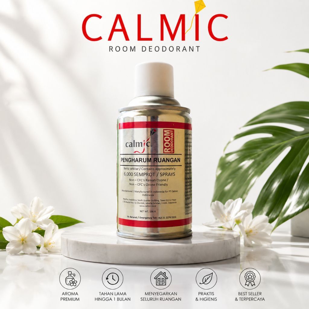 Calmic pengharum ruangan pewangi ruangan parfum mobil spray calmic