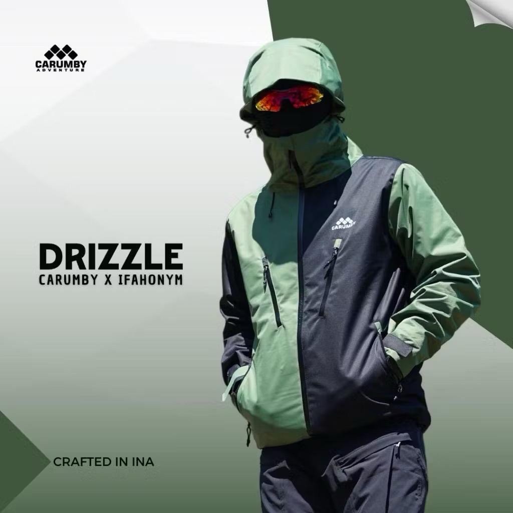 Jaket Carumby Drizzle Original Jaket Carumby x Ifahonym Jaket Monsoon Asli