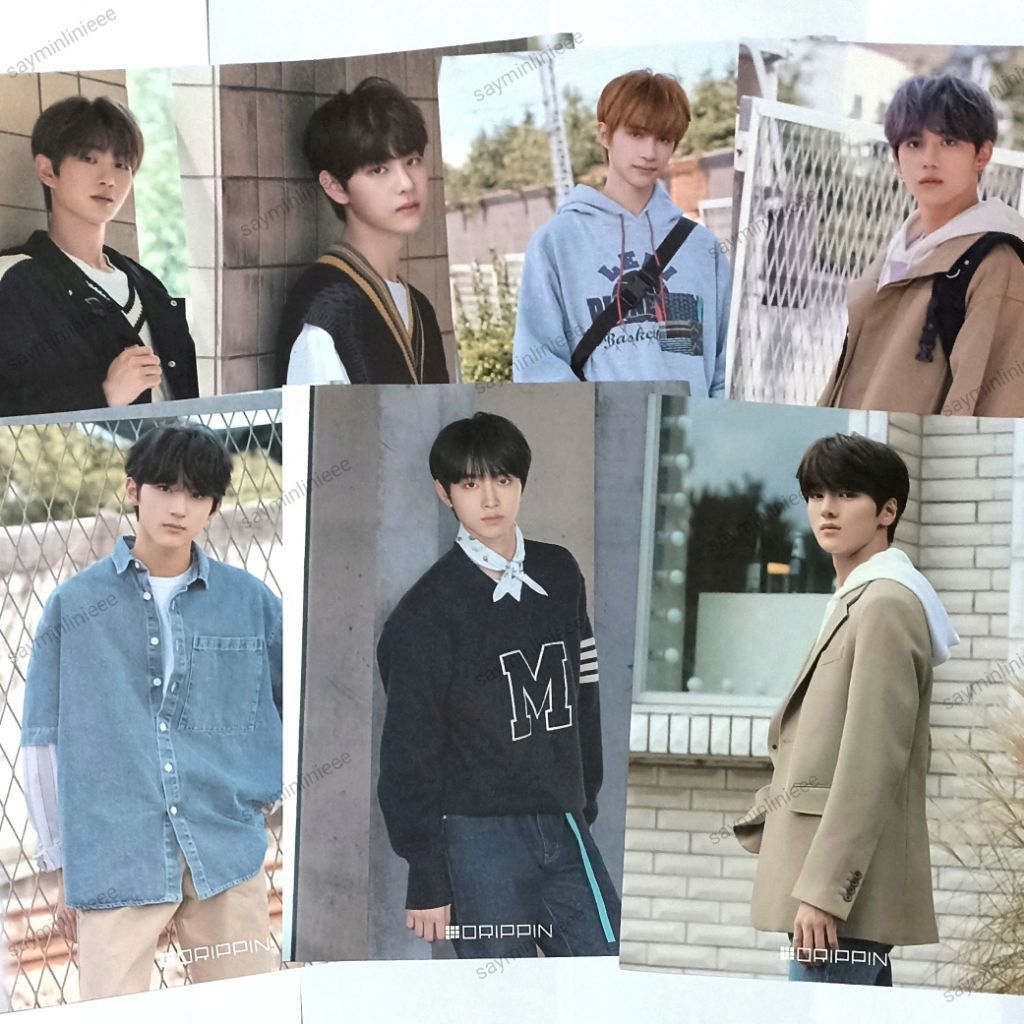 Readystock official special mini poster set DRIPPIN mini album Boyager debut A4 first press benefit 