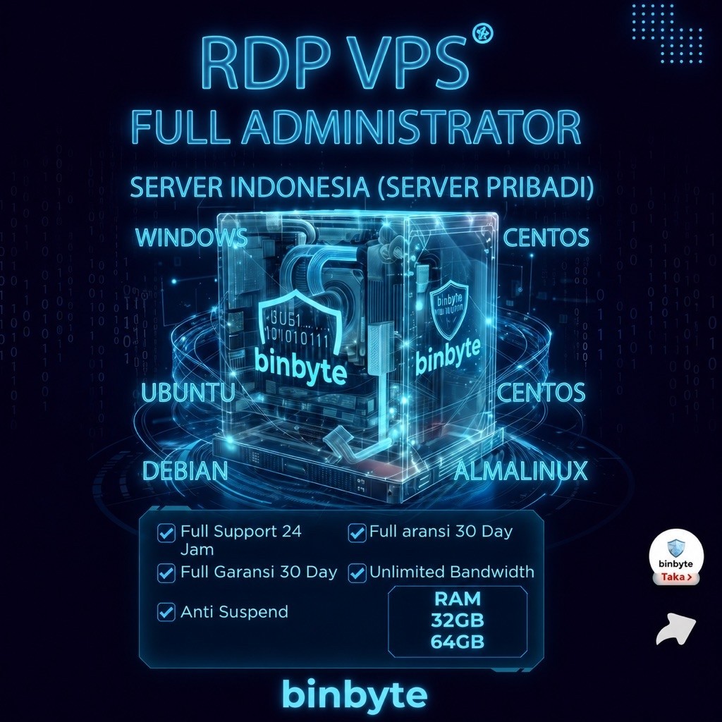 VPS RDP Harian/Bulanan MURAH BERGARANSI-Server WINDOWS UBUNTU DLL 24 JAM NONSTOP