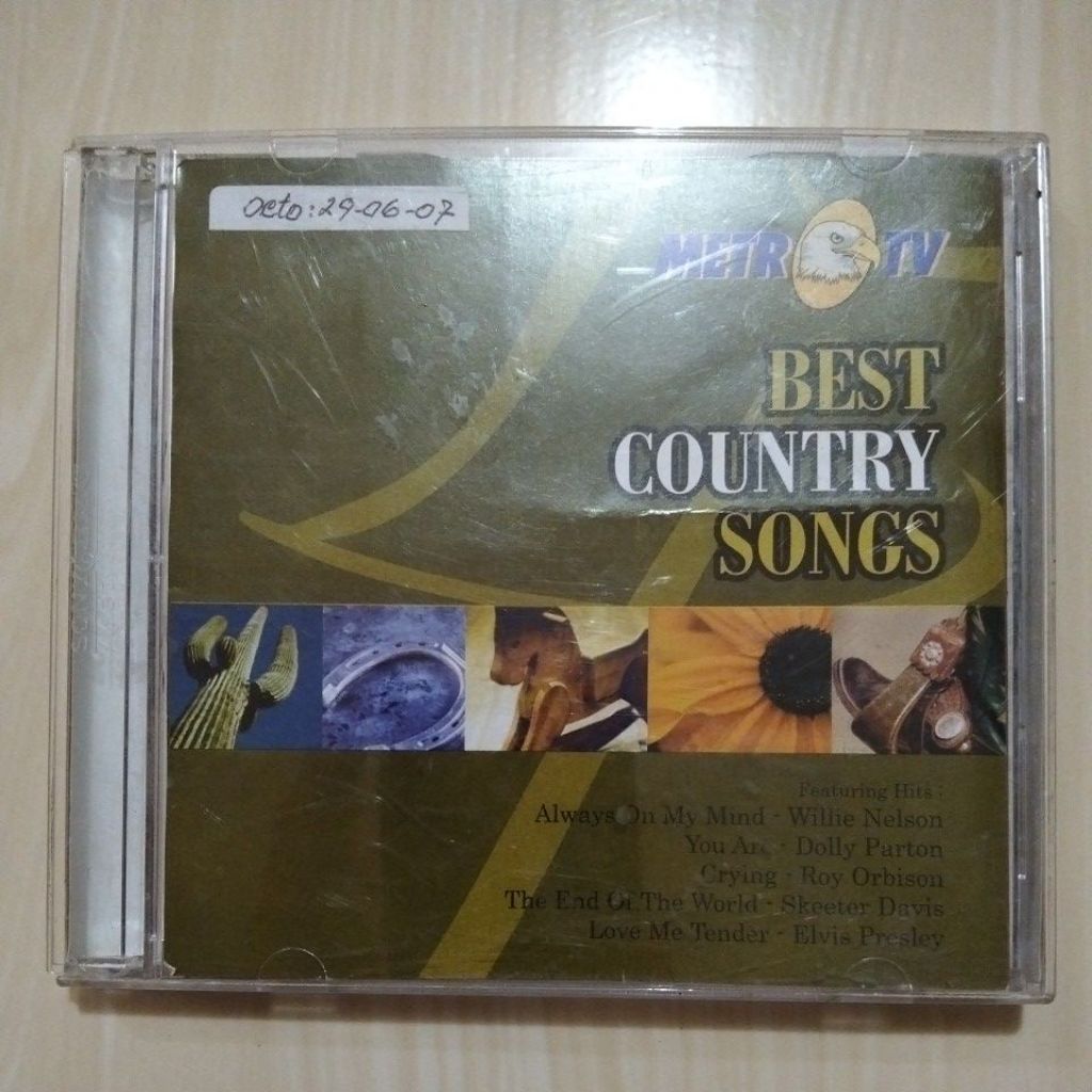 BEST COUNTRY SONGS - Willie Nelson, Dolly Parton, Roy Orbison, dll. - 2007 Sony BMG Music Entertainm