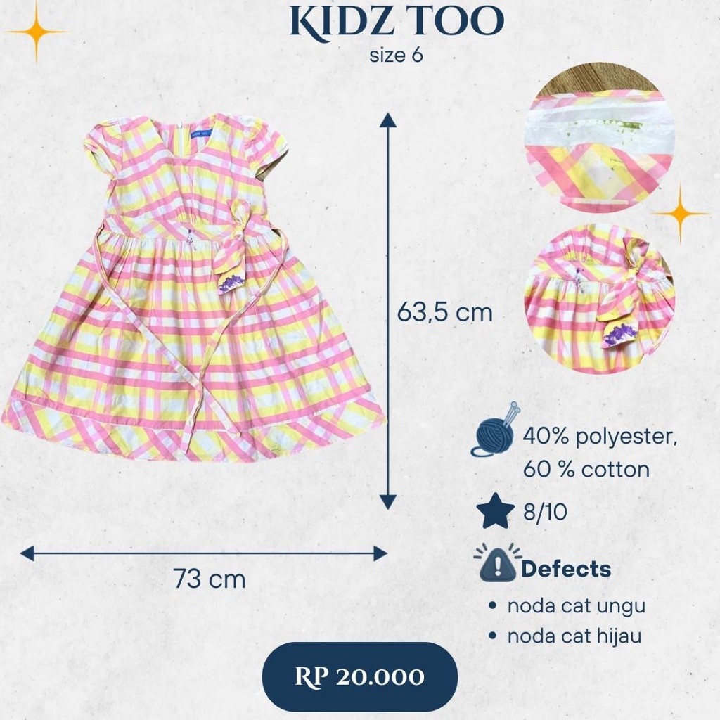 preloved | Kidz Too Dress Anak perempuan