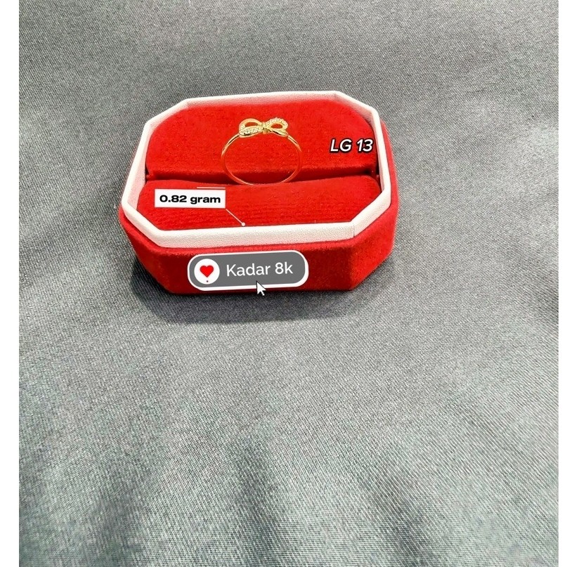cincin emas 8k UBS elegan