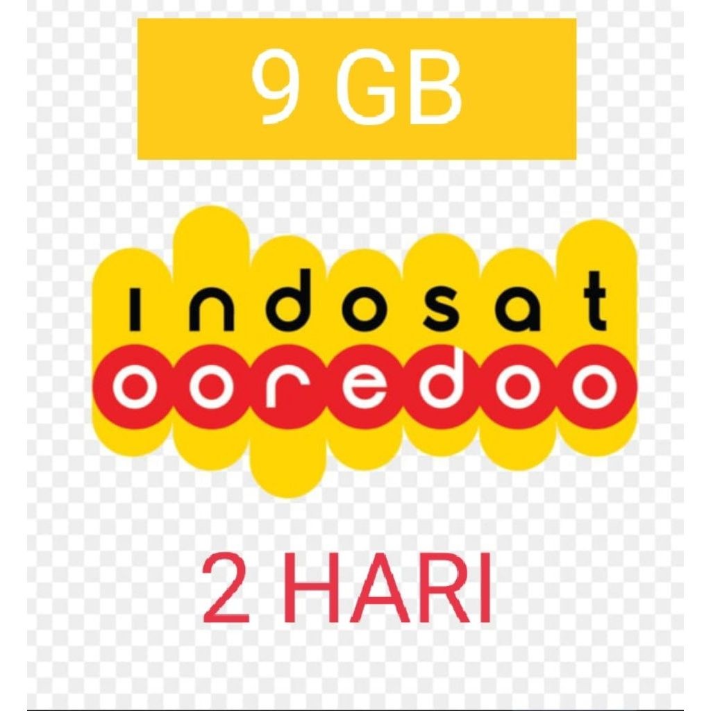 ISI ULANG kuota indosat 9Gb 2 hari / Data Indosat 9Gb 2 HARI / INTERNET Indosat 9 Gb / Indosat 2 Har