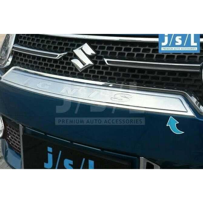 ALXAL List Bumper Depan - Front Bumper Trim Emboss Ignis Chrome