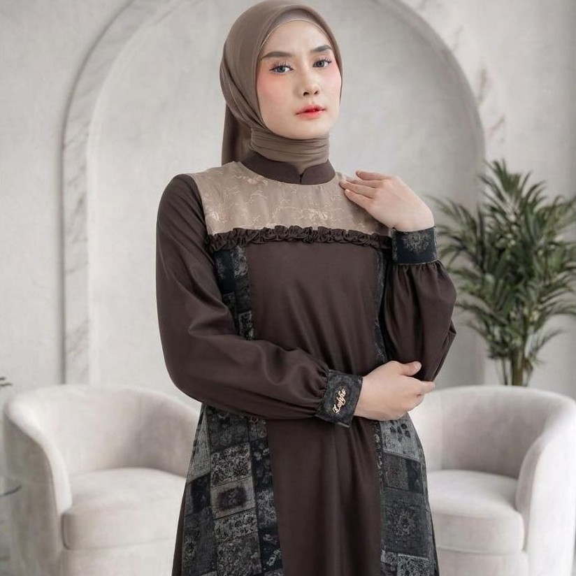 Oliviana Dress by ZALIFA, dress terbaru, dress kondangan, dress zalifa