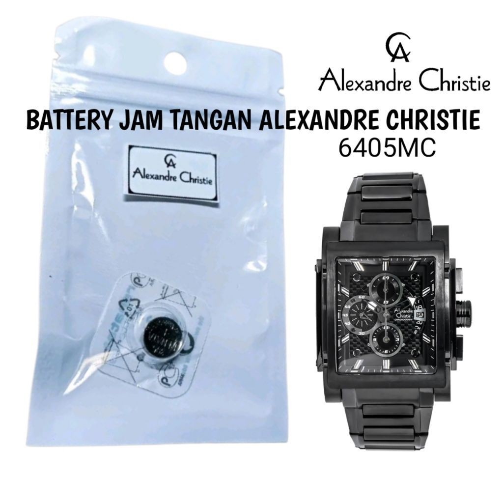 battrai jam tangan Alexandre Christie battrai pengganti type 6405mc