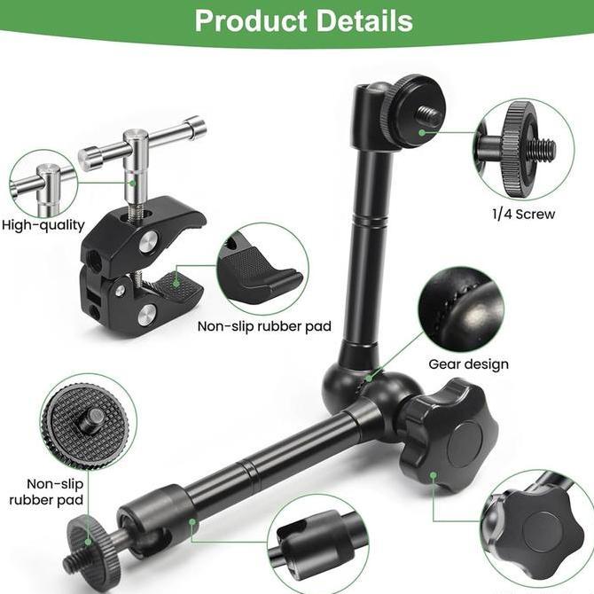 Magic Clamp / Magic Arm 11 Inch includ Super C-Clamp