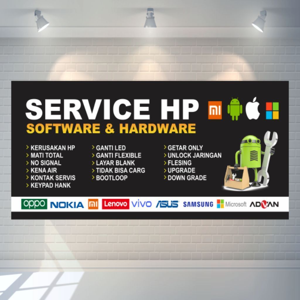 Cetak Banner Service Hp