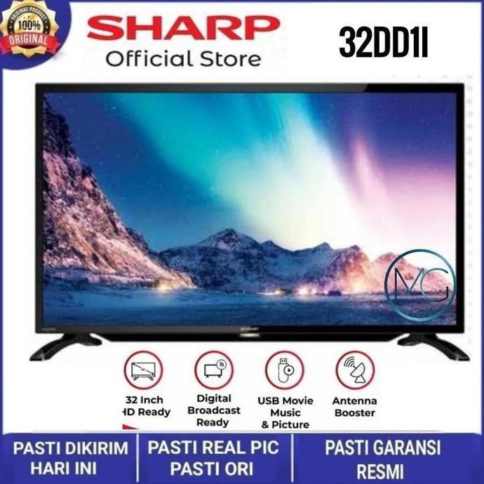 Sharp Led Digital Tv 32 Inch 2T-C32Dd1I 2Tc32Dd1I 32Dd1I
