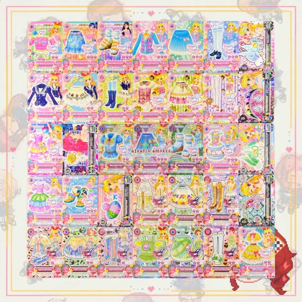 Aikatsu ID Ver Angely Sugar Promotion Card Bundling Set Ichigo Hoshimiya