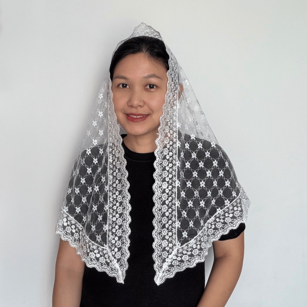Kerudung Doa Mantilla Mantilla - Oval / Segitiga Regina Premium