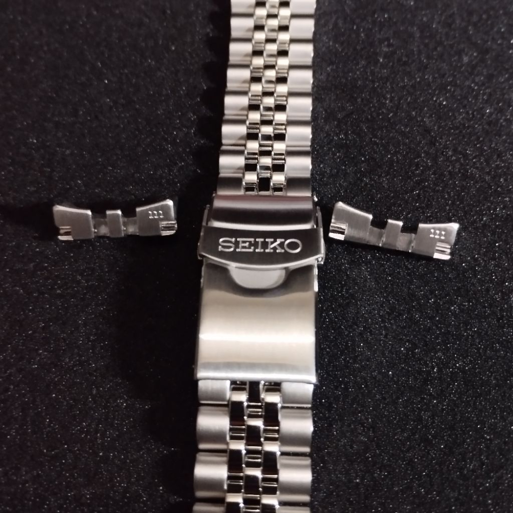 Seiko SSK SRPD SRPK SRPL Strap Bracelet Rante Jam Seiko Original 22mm - Silver