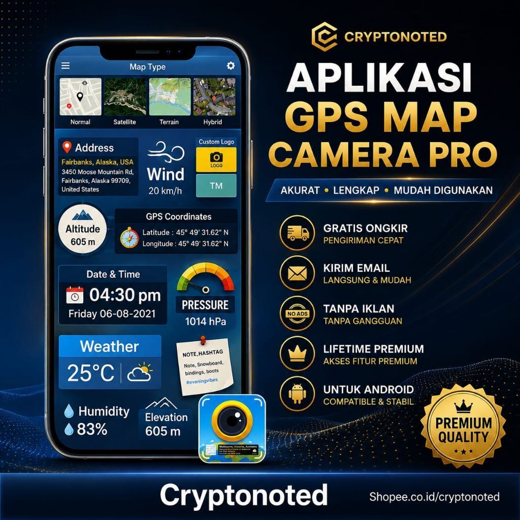 Aplikasi GPS Map Camera Pro Lifetime