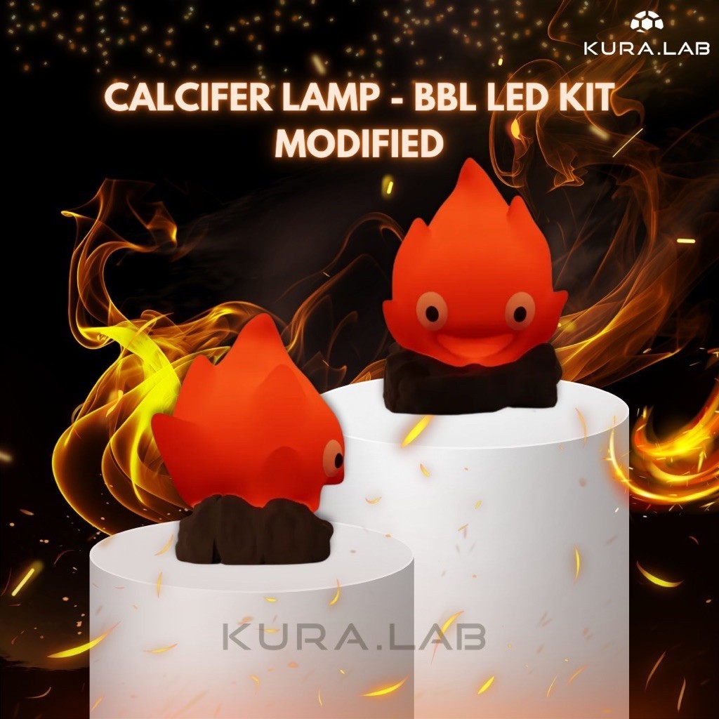 Calcifer Lamp - BBL LED Kit Modified