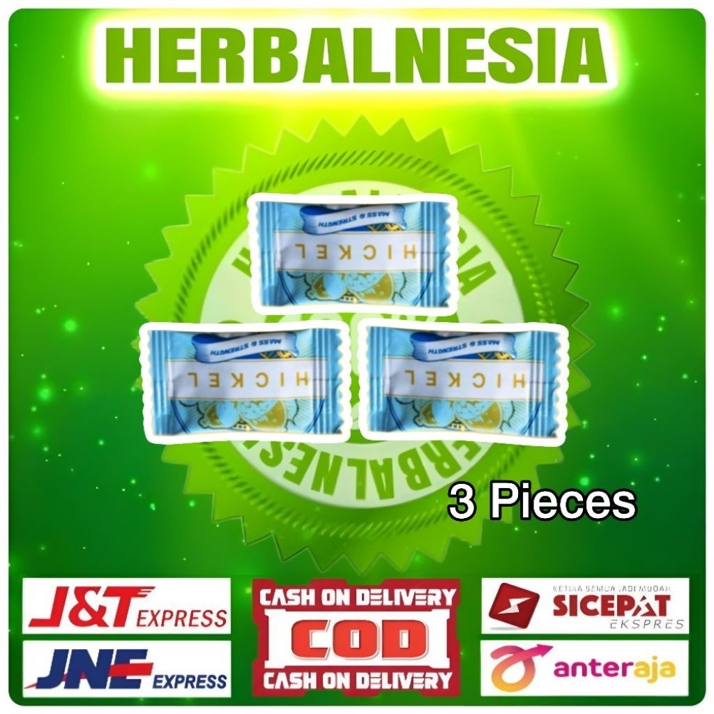 Hikcell 3pcs Stamina Candy Permen Pria Premium