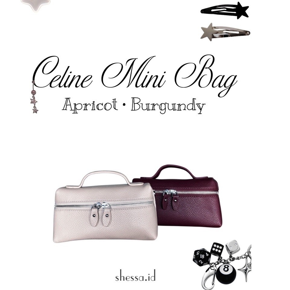 [Celine Mini Bag] SHESSA.ID Tas Wanita, Tas Fashion Kekinian, Tas Selempang, Tas Kecil, Slingbag