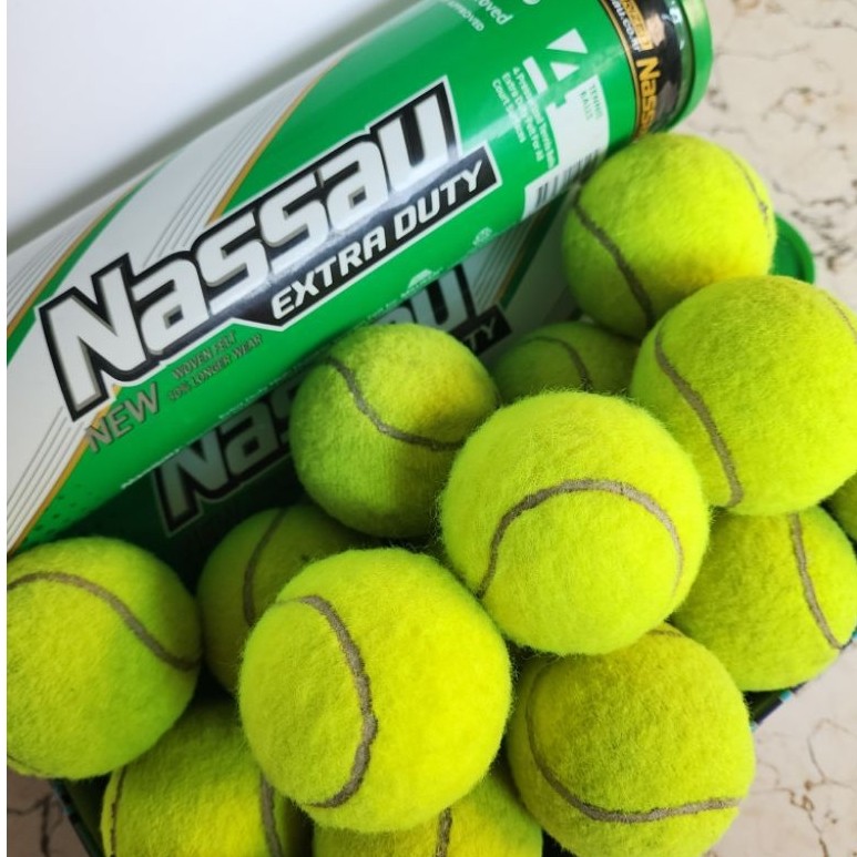 NASSAU Bola Tennis Ektra Duty Championship Original Woven felt 100% Original (second)