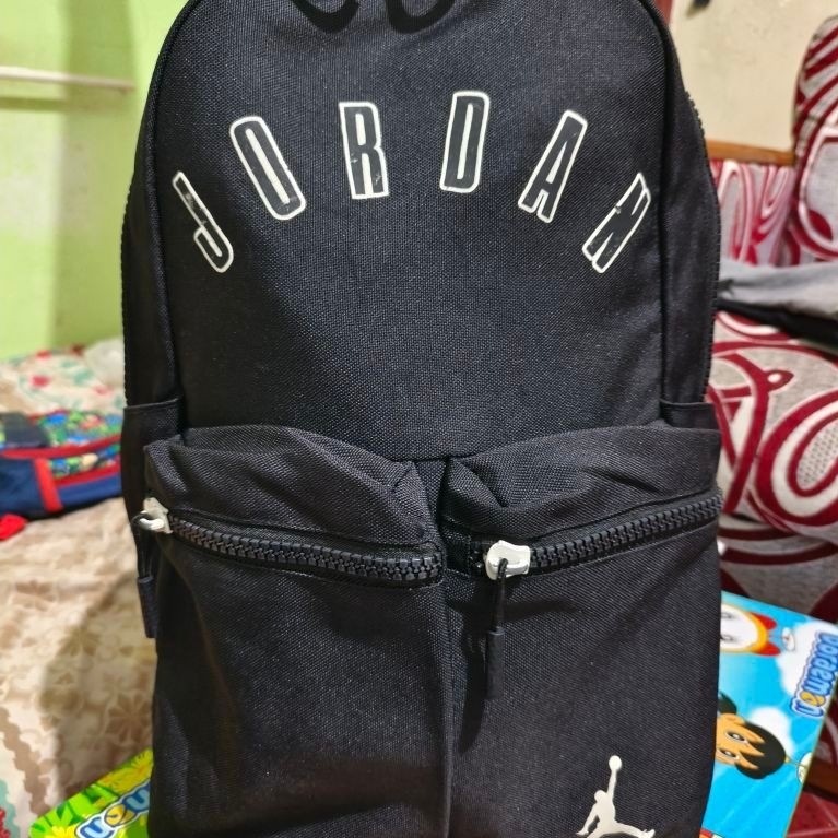 Tas Ransel Pria Jordan Hitam Original Kondisi Second Pemakaian