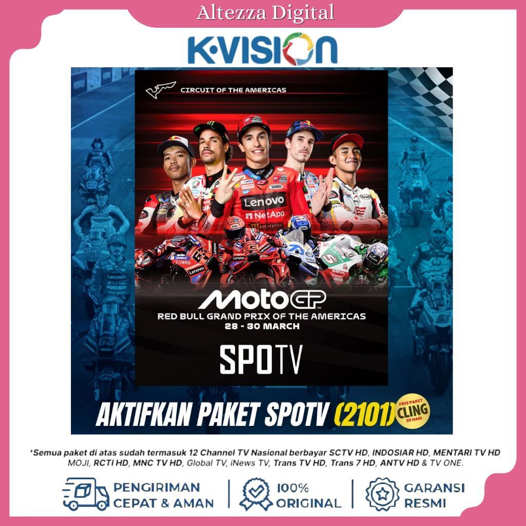 Tv Voucher Paket K-VISION SPOTV K-Vision 1Bulan
