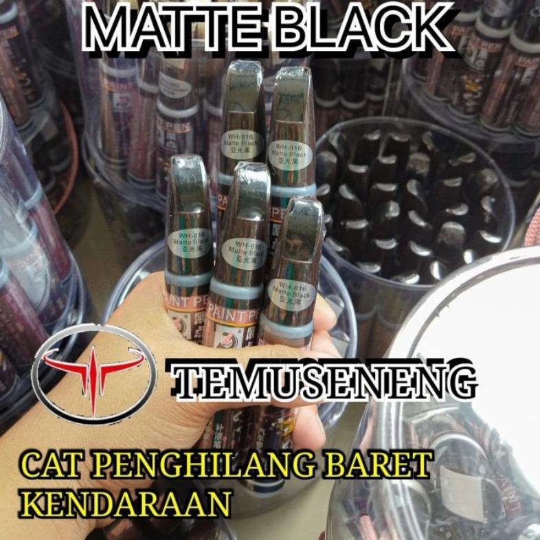 HOT BLACK MATTE HITAM DOFF SPIDOL CAT MOBIL MOTOR PENGHILANG LECET BARET