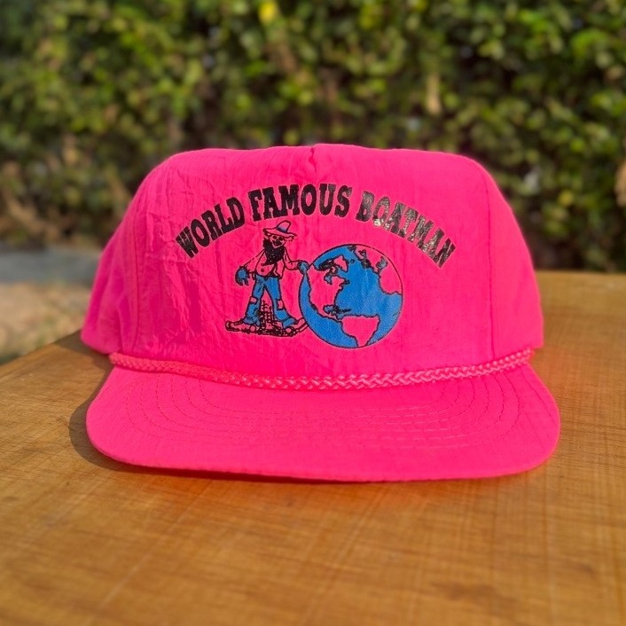 TOPI ROPEHAT VINTAGE WORLD FAMOUS BOATMAN