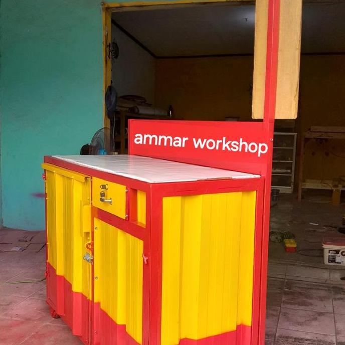Terlaris Booth Container Lipat/Portablr Besi